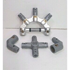 Star Wars Bladebuilders Hasbro Lot Hilt Cross Connector 2 Angle Parts Lightsaber